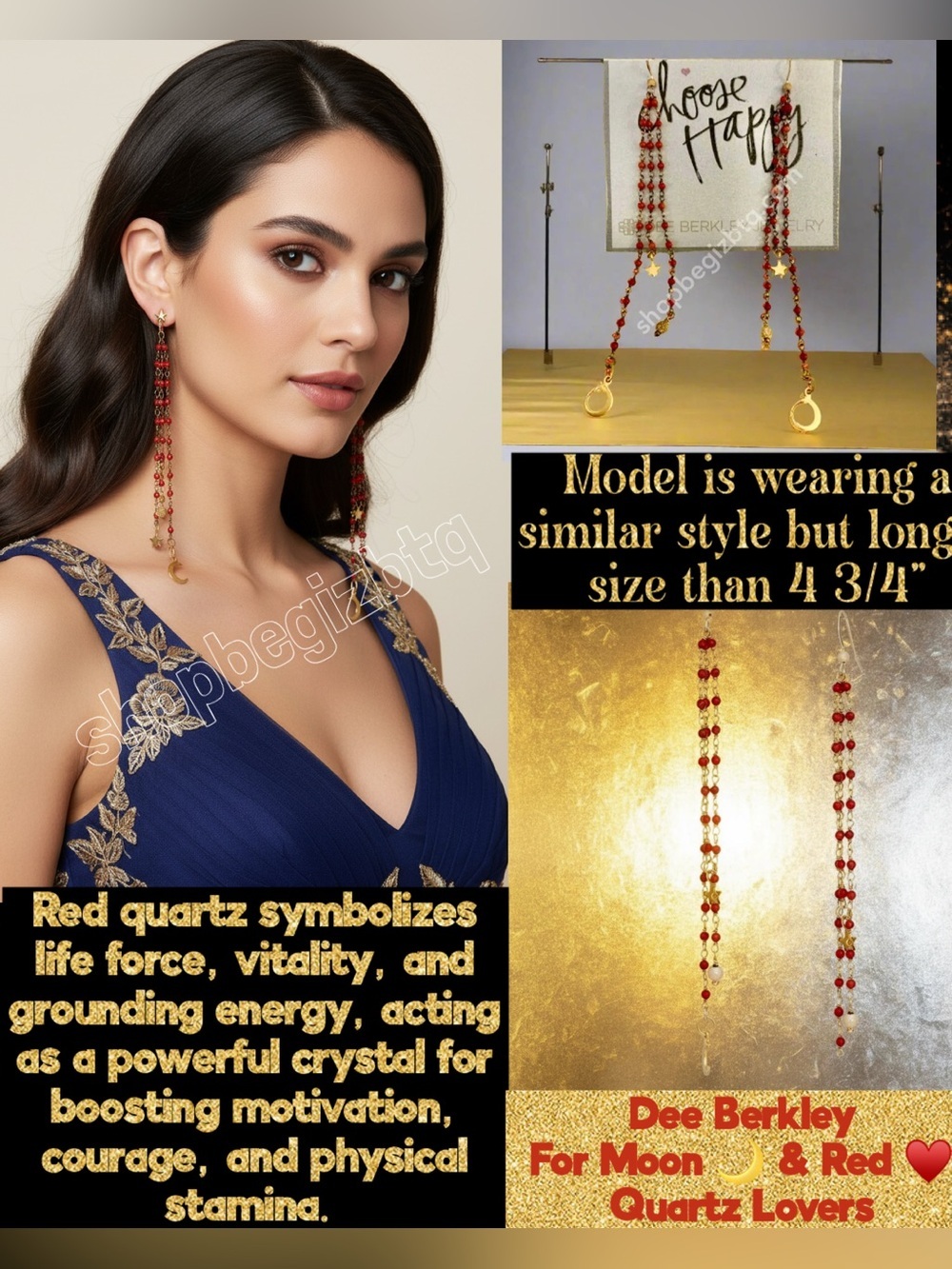 Designer Dee Berkley Earrings For Moon Lovers On Final Sale To Buy Now NWT